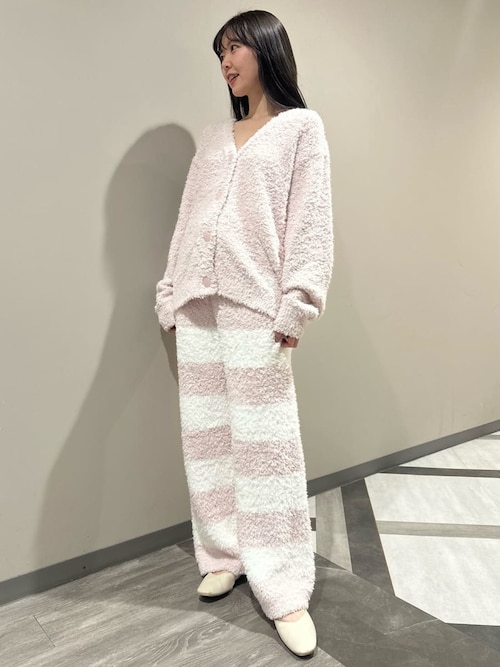 ジェラートピケ　ロングパンツ ショールカーディガン　2点セット　新品 ラッピング済み】ジェラートカーディガン＆2ボーダーロングパンツ