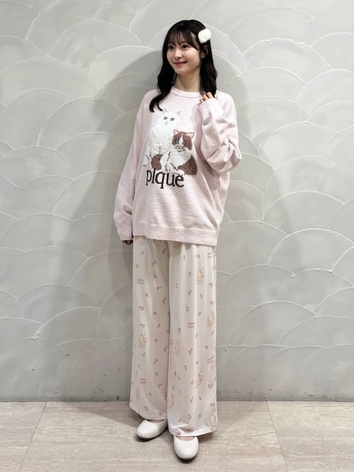 ファーヘアクリップ（その他ルームウェア）｜gelato pique（ジェラート
