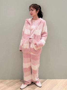 「アイテム（ルームウェア/パジャマ）」を使った、gelato piqueさん（レディース・156cm）の冬コーディネート