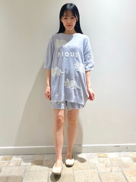 「アイテム（ルームウェア/パジャマ）」を使った、gelato piqueさん（レディース・146cm）の春コーディネート