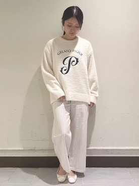 「アイテム（ルームウェア/パジャマ）」を使った、gelato piqueさん（レディース・160cm）の秋コーディネート