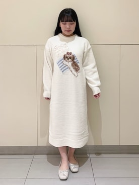 「アイテム（ルームウェア）」を使った、gelato piqueさん（レディース・155cm）の秋コーディネート