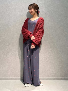 「アイテム（その他ルームウェア）」を使った、gelato piqueさん（レディース・156cm）の冬コーディネート