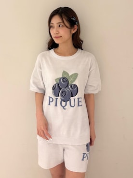 「アイテム（ルームウェア/パジャマ）」を使った、gelato piqueさん（レディース・163cm）の夏コーディネート