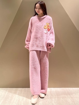 「アイテム（ルームウェア/パジャマ）」を使った、gelato piqueさん（レディース・150cm）の秋コーディネート