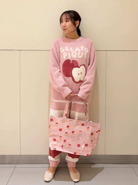 「アイテム（ママ＆ベビー）」を使った、gelato piqueさん（レディース・158cm）の秋コーディネート