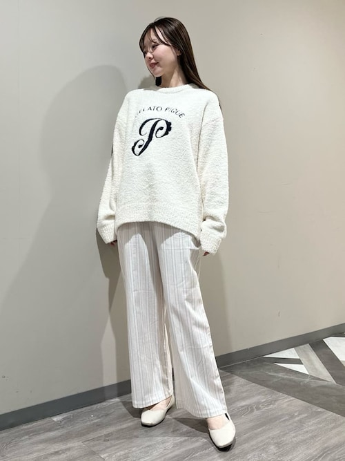 ピクミン　ジェラートピケ　ストライプシャツ＆ロングパンツ　上下セット ピクミン ジェラピケ ストライプ シャツ＆パンツ 新品