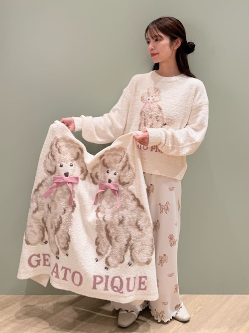 新品　ジェラートピケ　gelato pique プードルジャガードプランケット gelato pique｜プードルジャガードプランケット | Rakuten Fashion