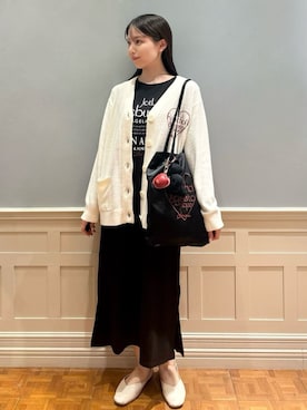 「アイテム（キーケース/キーアクセサリー）」を使った、gelato piqueさん（レディース・161cm）の秋コーディネート