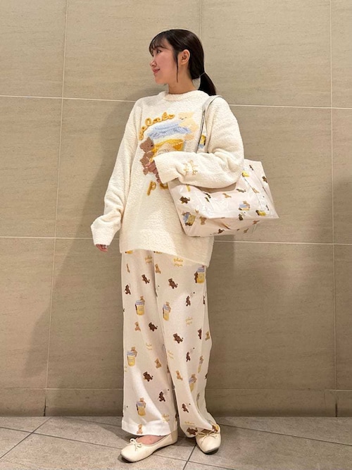 ベビモコはちみつベアジャガードプルオーバー（ルームウェア