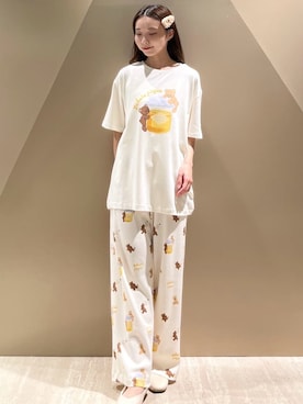 「アイテム（ルームウェア）」を使った、gelato piqueさん（レディース・150cm）の夏コーディネート