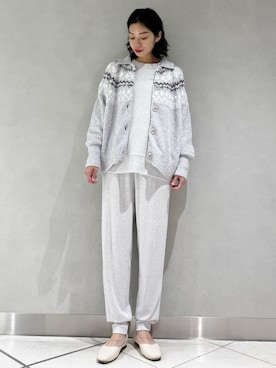 「アイテム（ルームウェア）」を使った、gelato piqueさん（レディース・168cm）の秋コーディネート