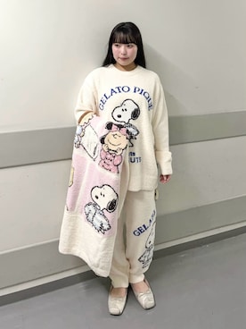 「アイテム（ブランケット）」を使った、gelato piqueさん（レディース・155cm）の秋コーディネート