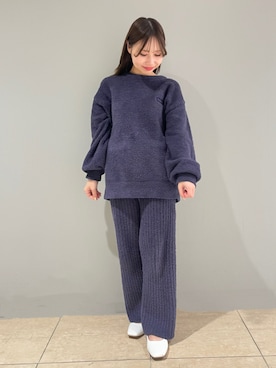 「アイテム（ルームウェア/パジャマ）」を使った、gelato piqueさん（レディース・148cm）の冬コーディネート