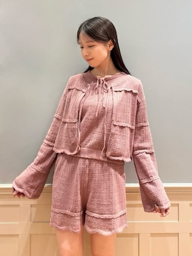「アイテム（ルームウェア）」を使った、gelato piqueさん（レディース・161cm）の夏コーディネート