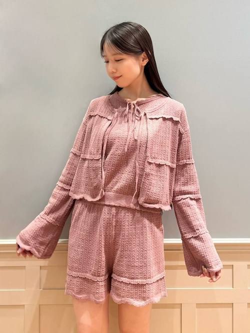 ［正規品］gelatopiqué チェリー刺繍 ニットルームウェアセット 楽天市場】ジェラートピケ gelato pique 接触冷感 チェリー柄