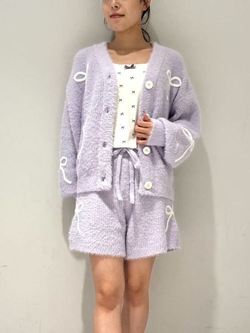 HALLOWEEN】リボンフェザーショートパンツ（ルームウェア