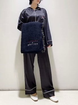 「アイテム（ブランケット）」を使った、gelato piqueさん（レディース・155cm）の秋コーディネート