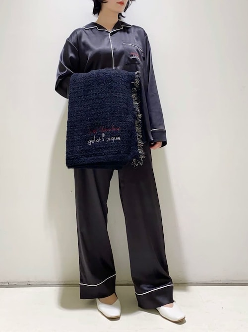 セール】【JOEL ROBUCHON】ツイードモコブランケット（ブランケット