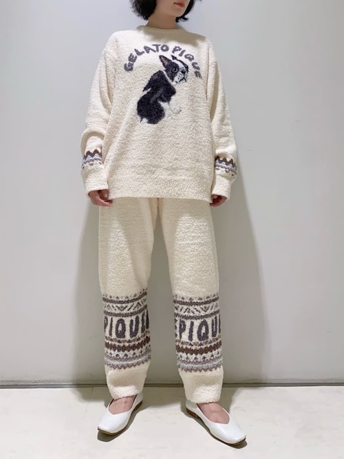 セール】【HOMME】 パウダーノルディックロングパンツ（ルームウェア