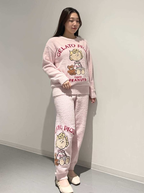 PEANUTS】【ONLINE限定】オリジナルアート ジャガードプルオーバー