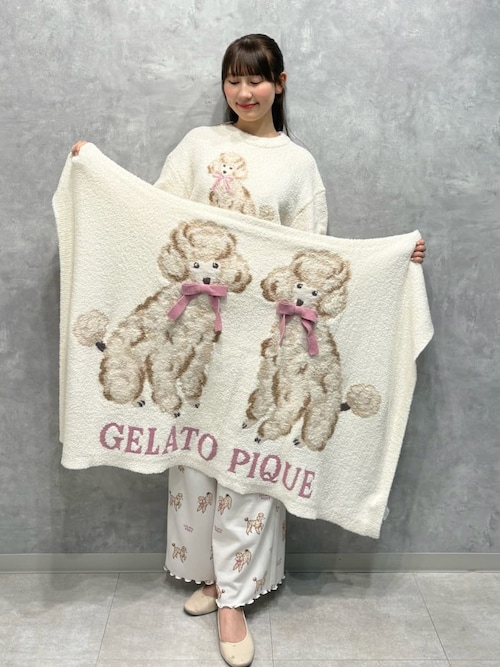 セール】プードルジャガードプランケット（ブランケット）｜gelato