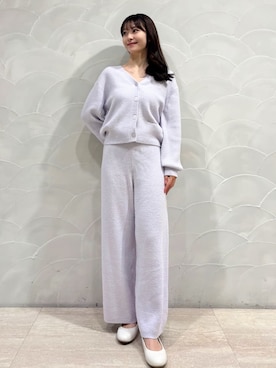 「アイテム（ルームウェア/パジャマ）」を使った、gelato piqueさん（レディース・154cm）の冬コーディネート