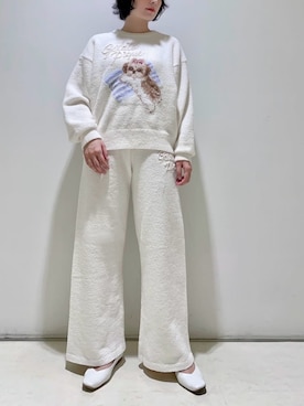 「アイテム（ルームウェア）」を使った、gelato piqueさん（レディース・155cm）の秋コーディネート