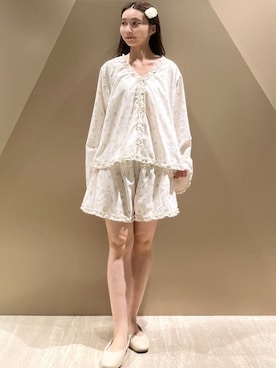 「アイテム（ルームウェア、その他）」を使った、gelato piqueさん（レディース・150cm）の夏コーディネート