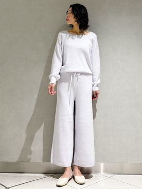 「アイテム（ルームウェア/パジャマ）」を使った、gelato piqueさん（レディース・168cm）の冬コーディネート