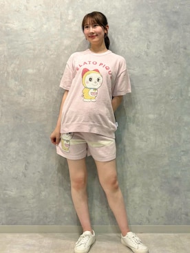 「アイテム（ルームウェア）」を使った、gelato piqueさん（レディース・165cm）の夏コーディネート