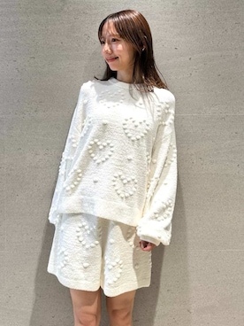 「アイテム（ルームウェア/パジャマ）」を使った、gelato piqueさん（レディース・156cm）の秋コーディネート