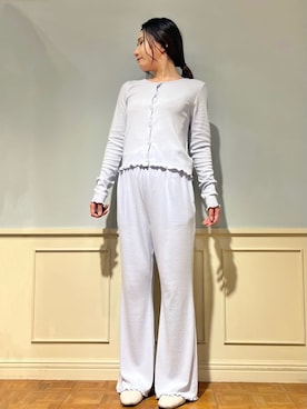「アイテム（ルームウェア）」を使った、gelato piqueさん（レディース・158cm）の夏コーディネート