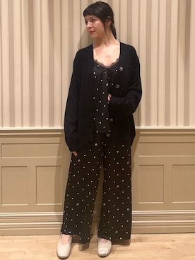 「アイテム（ルームウェア）」を使った、gelato piqueさん（レディース・160cm）の春コーディネート