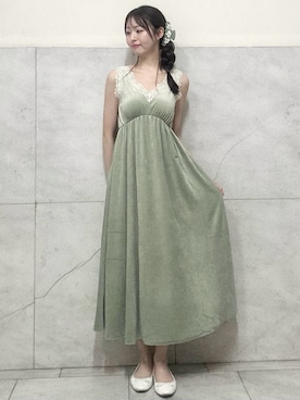 「アイテム（ルームウェア/パジャマ）」を使った、gelato piqueさん（レディース・166cm）の秋コーディネート