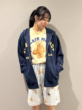 「アイテム（ルームウェア）」を使った、gelato piqueさん（レディース・165cm）の夏コーディネート