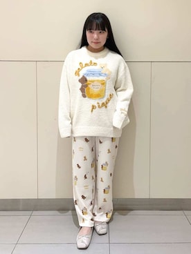 「アイテム（ルームウェア）」を使った、gelato piqueさん（レディース・155cm）の夏コーディネート