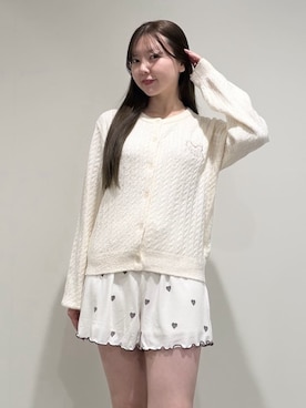 「アイテム（ルームウェア/パジャマ、ベージュ系）」を使った、gelato piqueさん（レディース・158cm）の秋コーディネート