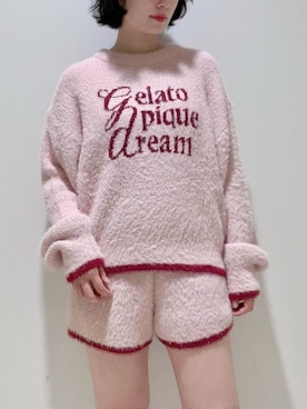 「アイテム（ルームウェア）」を使った、gelato piqueさん（レディース・155cm）の秋コーディネート