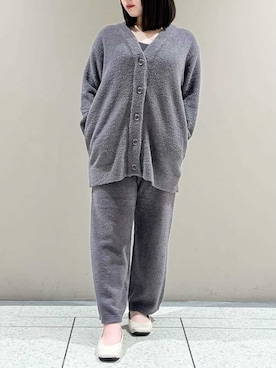 「アイテム（ルームウェア）」を使った、gelato piqueさん（レディース・153cm）の冬コーディネート