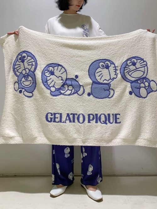 ドラえもん】ベビモコジャガードブランケット（ブランケット）｜gelato