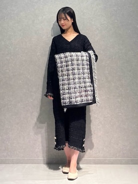 「アイテム（ブランケット）」を使った、gelato piqueさん（レディース・160cm）の秋コーディネート