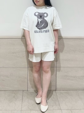「アイテム（ルームウェア）」を使った、gelato piqueさん（レディース・143cm）の夏コーディネート
