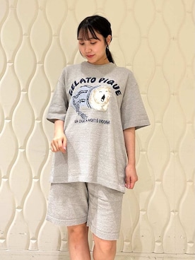 「アイテム（ルームウェア）」を使った、gelato piqueさん（レディース・158cm）の夏コーディネート