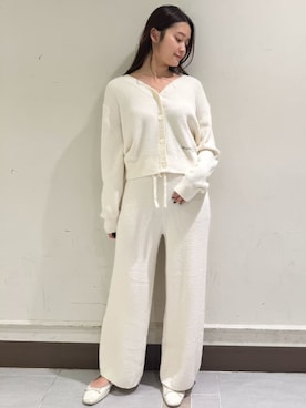 「アイテム（ルームウェア/パジャマ）」を使った、gelato piqueさん（レディース・160cm）の冬コーディネート