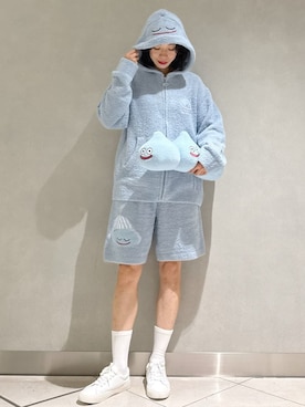 「アイテム（ルームウェア）」を使った、gelato piqueさん（レディース・168cm）の秋コーディネート
