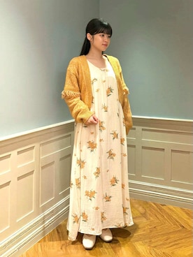 「アイテム（ルームウェア、オレンジ系）」を使った、gelato piqueさん（レディース・151cm）の夏コーディネート