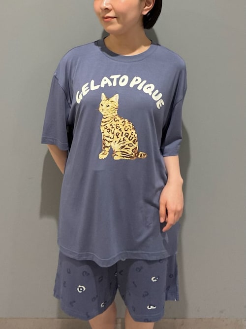 ジェラートピケ　ルームウェア　キャット CAT＆DOG ｜ルームウェア・パジャマ通販のgelatopique