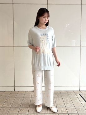 「アイテム（ルームウェア/パジャマ）」を使った、gelato piqueさん（レディース・163cm）の夏コーディネート