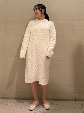 「アイテム（ルームウェア）」を使った、gelato piqueさん（レディース・158cm）の冬コーディネート